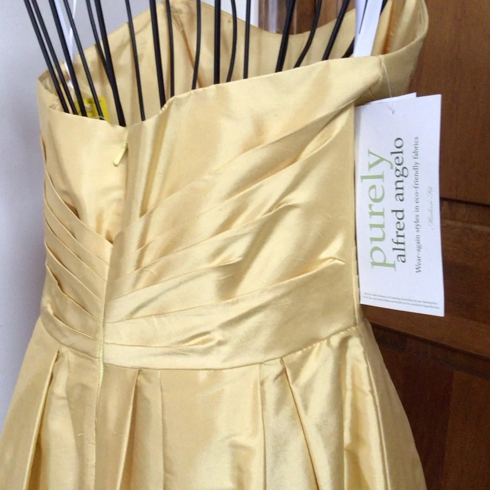 Alfred Angelo Silk Dress, Size 8, New - Picture 6 of 8